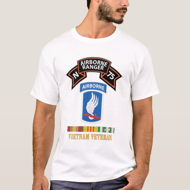 Camiseta SOF - N Empresa Scroll - 173rd Airborne Bde - Viet (Anverso)