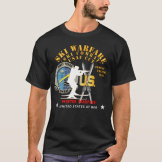 Camiseta SOF - USAF Combat Control Team - Ski Warfare - Ski
