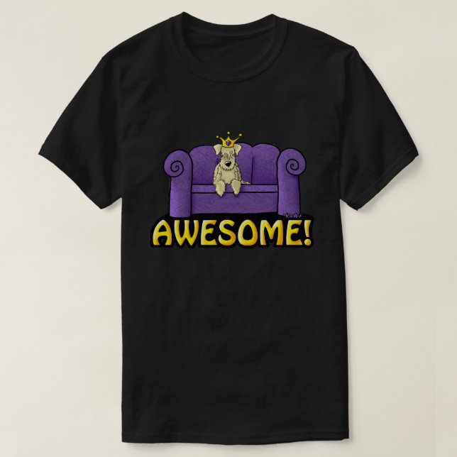 Camiseta Sofa King Awesome Wheatie (Diseño del anverso)
