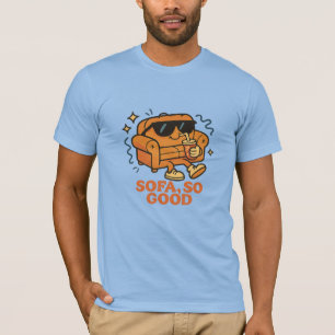 Camiseta Sofa So Good Funny Couch Personalizado Pun T-Shirt