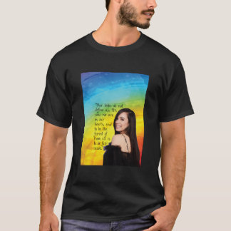 Camiseta Sofia Carson Rainbow Quote