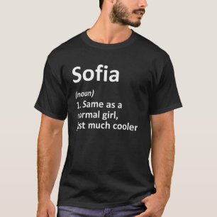 Camiseta SOFIA Definición Nombre personalizado Funny Cumple