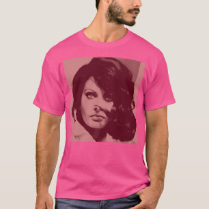 Camiseta Sofia Loren En Maroon