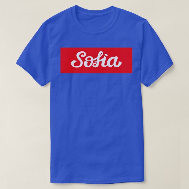 Camiseta Sofía Mi Nombre Es Sofía 1 (Diseño del anverso)