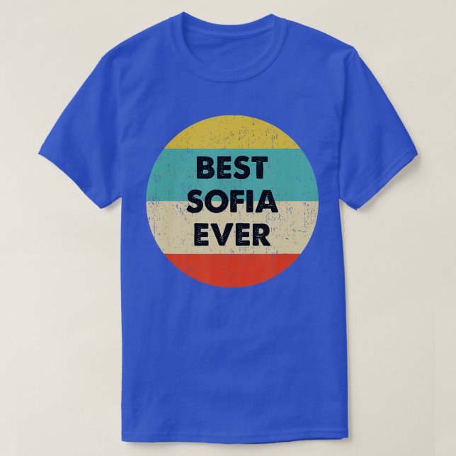Camiseta Sofia Name  (Diseño del anverso)