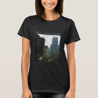 Camiseta Soft Apocalypse — Overgrown City Dark Aesthetic