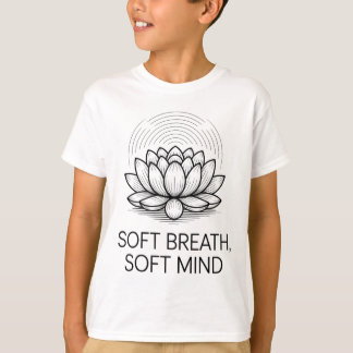 Camiseta Soft Breath Soft Mind Dandelion Yoga Inspiration A