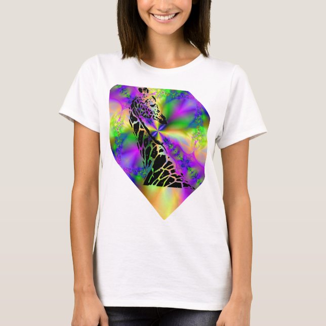 Camiseta Soft Colored Giraffe ~ Shirt (Anverso)