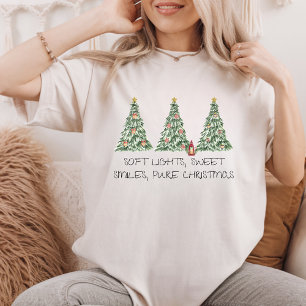 Camiseta Soft Lights, Sweet Smiles, Pure Christmas 