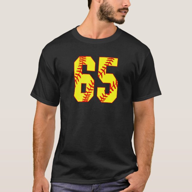 Camiseta Softball 65 Fast Pitch Love Softball Mamá Favorito (Anverso)