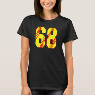 Camiseta Softball 68 Fast Pitch Love Softball Mamá Favorito