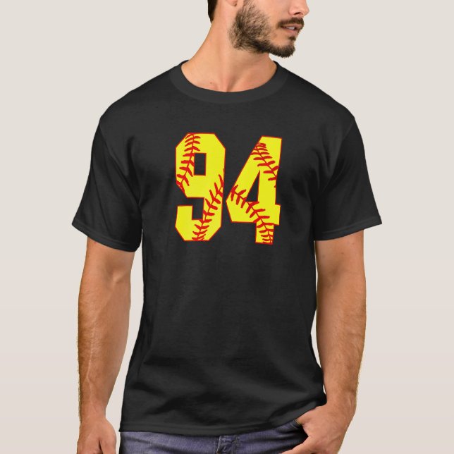 Camiseta Softball 94 Fast Pitch Love Softball Mamá Favorito (Anverso)