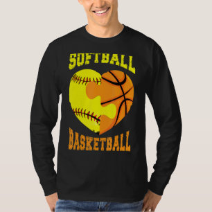 Camiseta Softball Baloncesto Deportes Actividad del Corazón