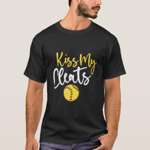 Camiseta Softball besa mi Chica de limpieza Fastpitch