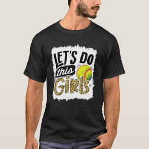 Camiseta Softball Chicas Leopard