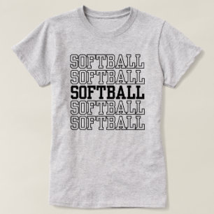 Camiseta Softball chicas y mujeres Cita de Softball