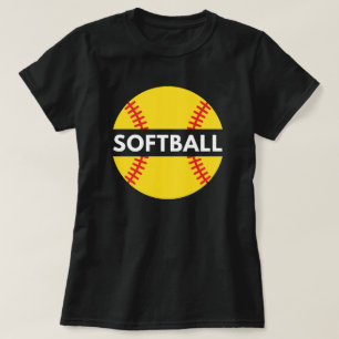 Camiseta Softball chicas y mujeres   Cita de Softball Black