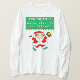 Camiseta Softball Christmas T-Shirt