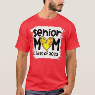 Camiseta Softball Clase Senior Mom De Softball De 2022