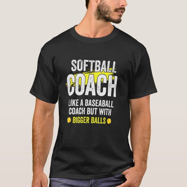 Camiseta Softball Coach Definition Humor para adultos Softb (Anverso)