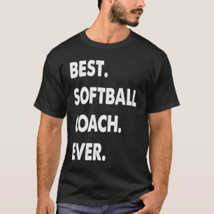 Camiseta Softball Coach Profesora Mejor Entrenador de Softb