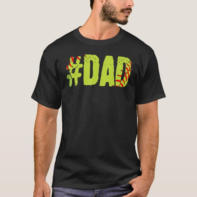 Camiseta Softball Dad Amo Padre Legendario Softball Pl (Anverso)