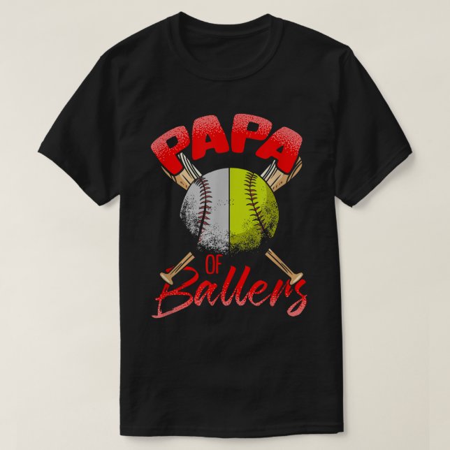 Camiseta Softball Dad Pitcher Man Baseball Bat Husband (Diseño del anverso)