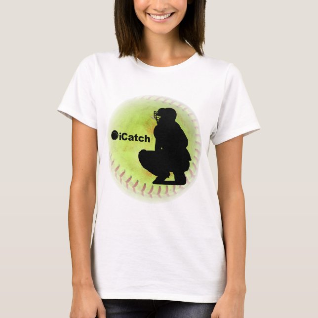 Camiseta softball de Fastpitch del iCatch (Anverso)