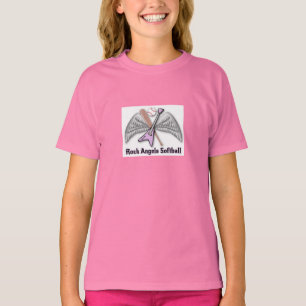 Camiseta Softball de los ángeles de la roca