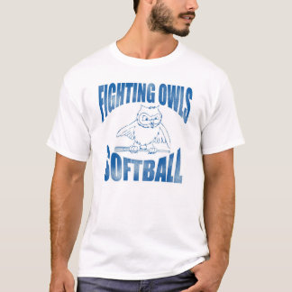 Camiseta Softball de los búhos que lucha