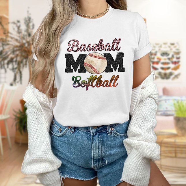 Camiseta Softball De Mamá De Béisbol, Camiseta De  (Subido por el creador)