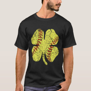 Camiseta Softball Día de San Patricio Chicas Mujeres Recept