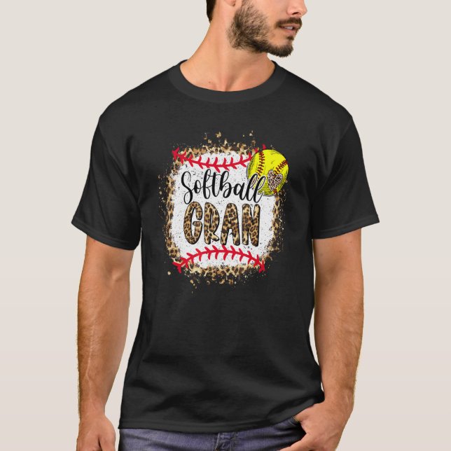 Camiseta Softball Gran Leopard Bleached Mother's Day Game D (Anverso)