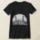 Camiseta Softball Grunge (Laydown)