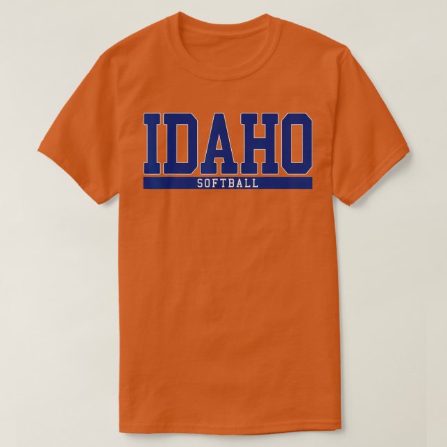 Camiseta Softball Idaho (Diseño del anverso)
