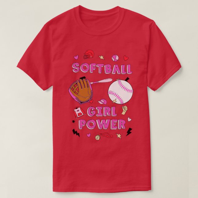 CAMISETA SOFTBALL L POWER (Diseño del anverso)