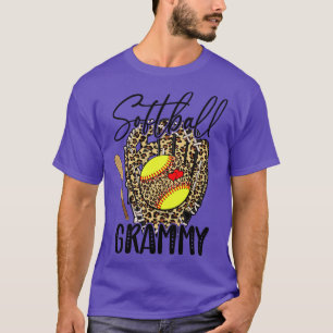 Camiseta Softball Leopard Game Day Softball Lover Madres D