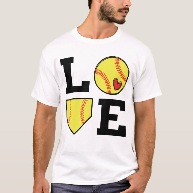 Camiseta Softball Love (Anverso)