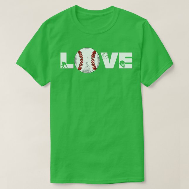Camiseta Softball LOVE Funny 3 (Diseño del anverso)