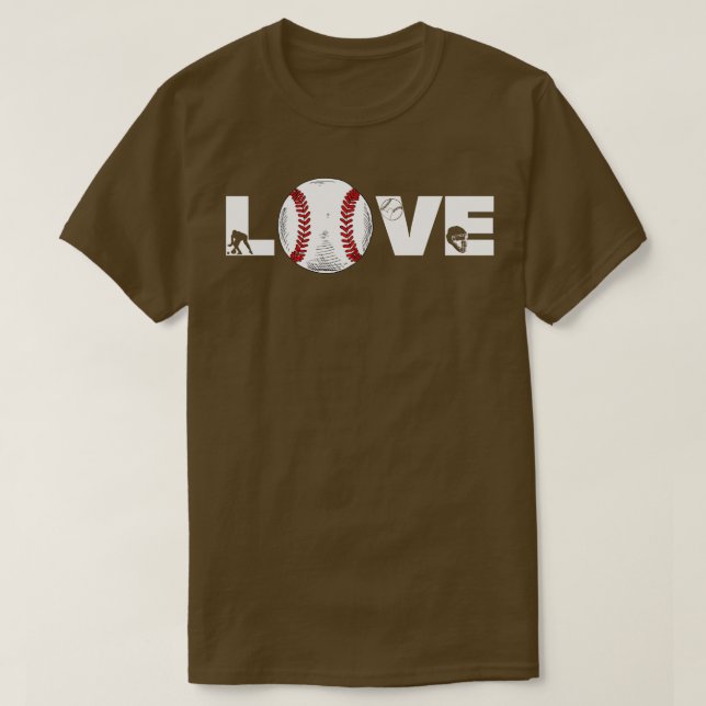 Camiseta Softball LOVE Funny 4 (Diseño del anverso)
