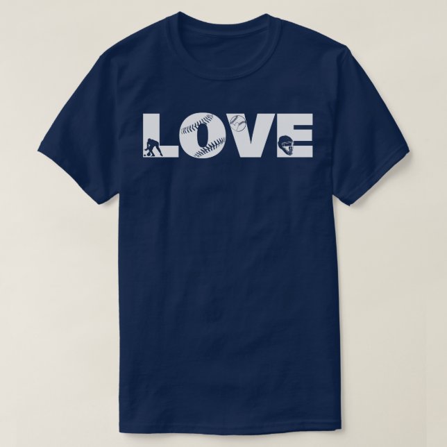 Camiseta Softball LOVE Funny 6 (Diseño del anverso)