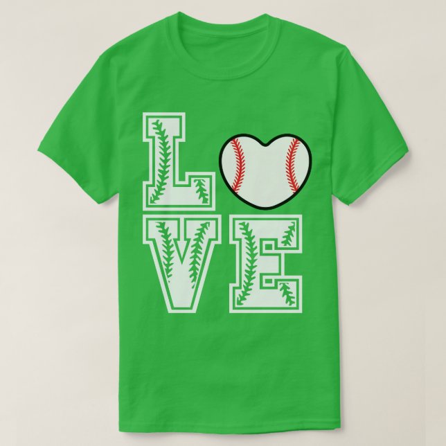 Camiseta Softball LOVE Funny 9 (Diseño del anverso)