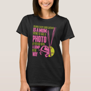 Camiseta Softball Mom Pitcher Batter Catcher Softball
