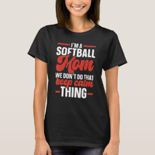 Camiseta Softball Mom Softball Player Pitcher Catcher Sport