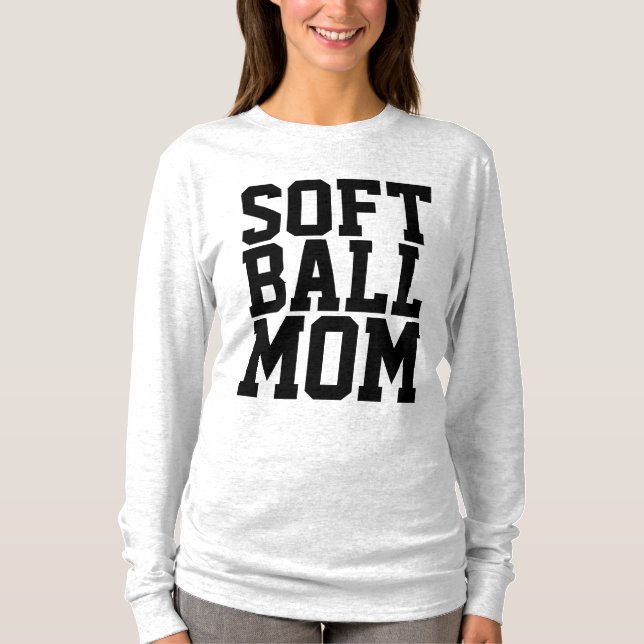 CAMISETA SOFTBALL MOM T-SHIRS (Anverso)