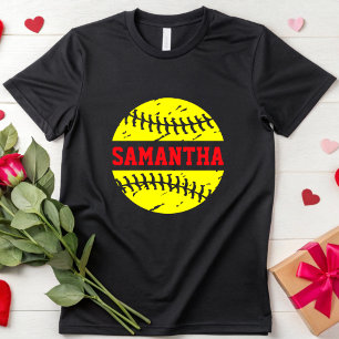 Camiseta Softball Nombre personalizado Softball Mamá Deport