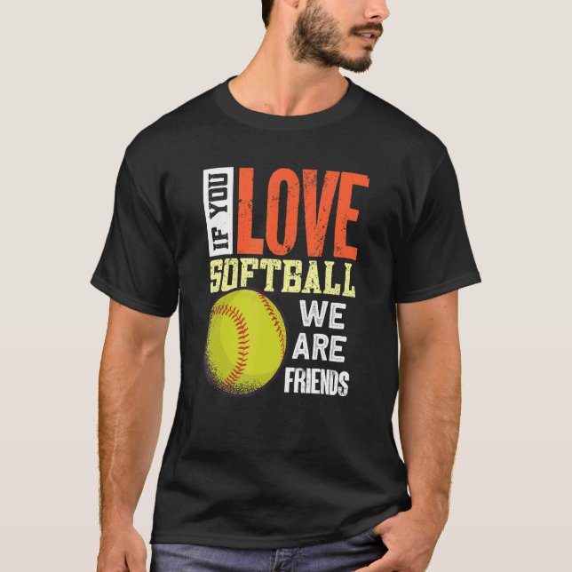 Camiseta Softball Outfit   Softball Player Softball (Anverso)