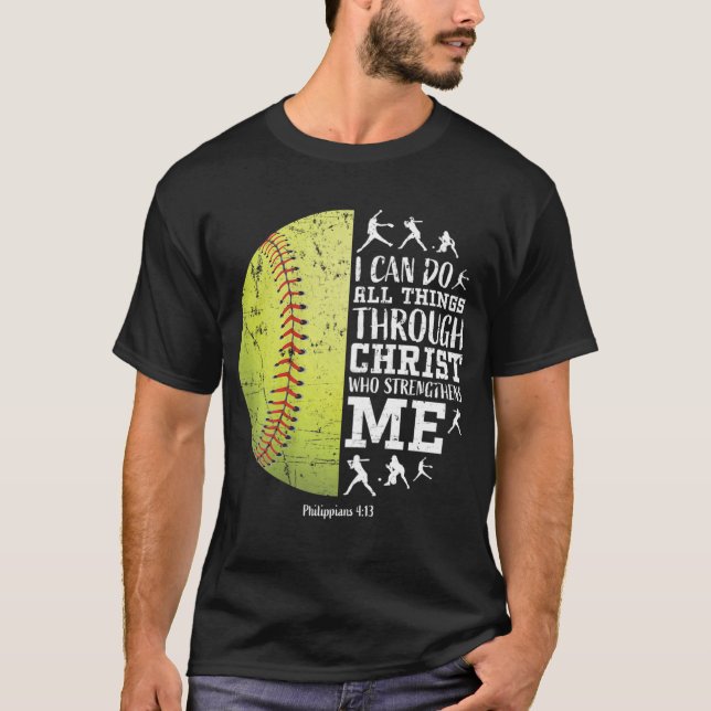 Camiseta Softball Para Mujeres Regalos Softball Chicas Adol (Anverso)