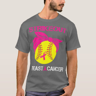 Camiseta Softball Sensibilización sobre el cáncer de mama H