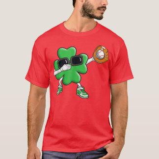 Camiseta Softball Shamrock Lucky Clover Irish St Patrick's